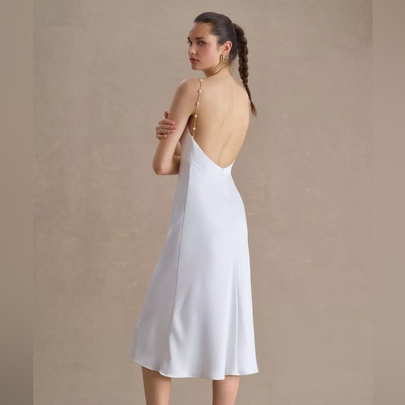 Jenny Yoo White Midi Dress - Picture 2 of 4